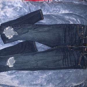 Dark blue skinny jeans, size 0S W24 L28